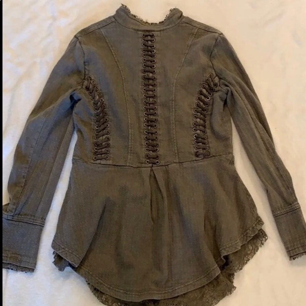 Free People Army Green jacket